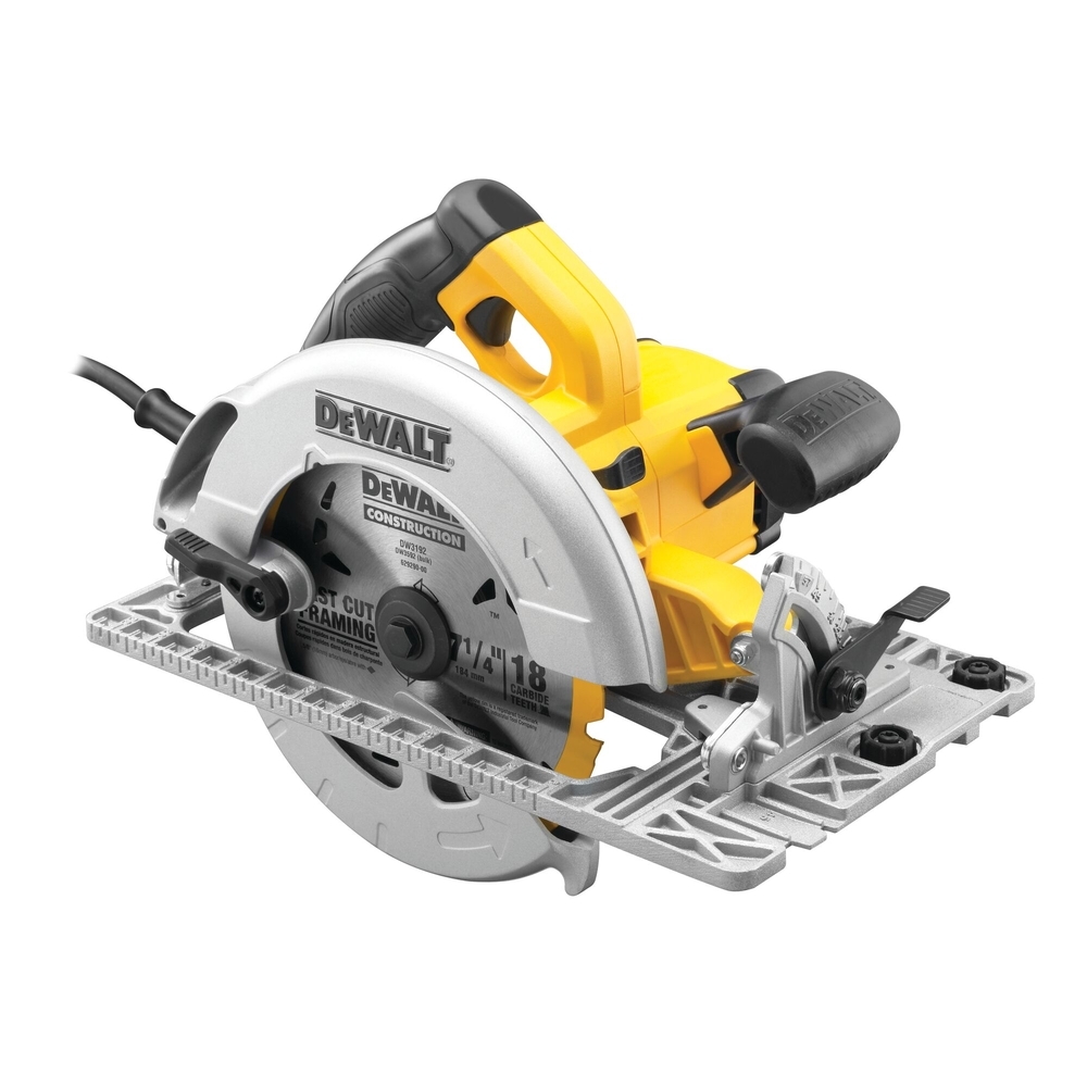 Scie circulaire 1600 W 190 mm - compatible rail de guidage - DWE576K-QS - DEWALT