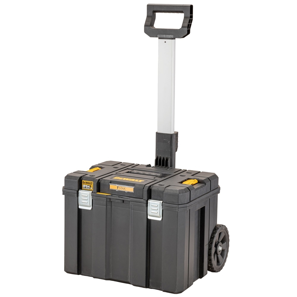 Coffret TSTAK IP54 - grande contenance mobile avec poignée télescopique - DWST83347-1 - DEWALT