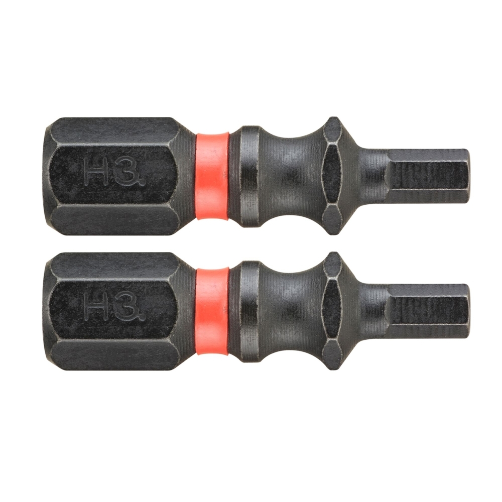 Lot de 2 embouts 25 mm 6 pans 3 mm pour tournevis à impact - FACOM - ENH.103