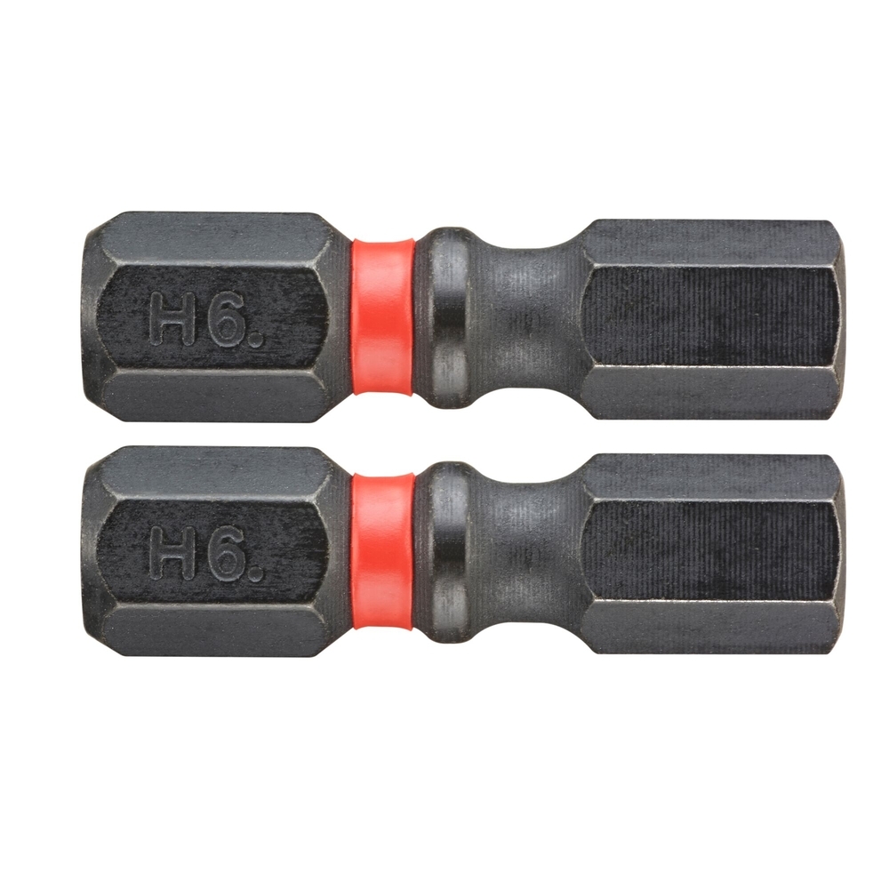2 embouts 25 mm 6 pans 6mm pour tournevis à impact - FACOM - ENH.106