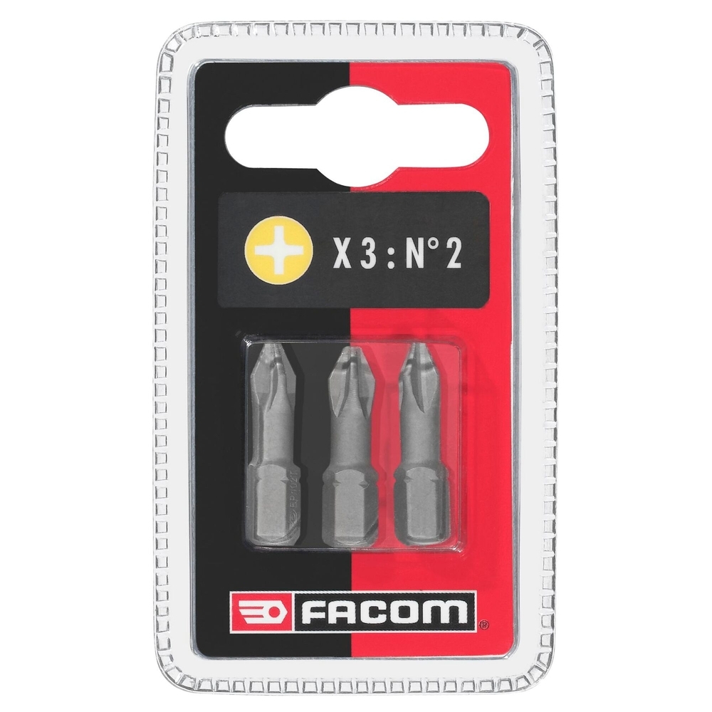 Jeu de 3 embouts high perf' série 1 - 25 mm - Par 10 - FACOM - EP102T.J3