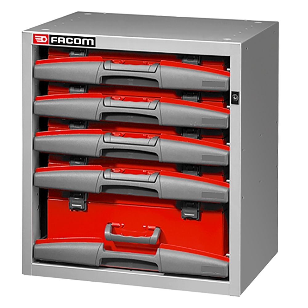 Caisson haut avec 5 mallettes - FACOM - F50000024