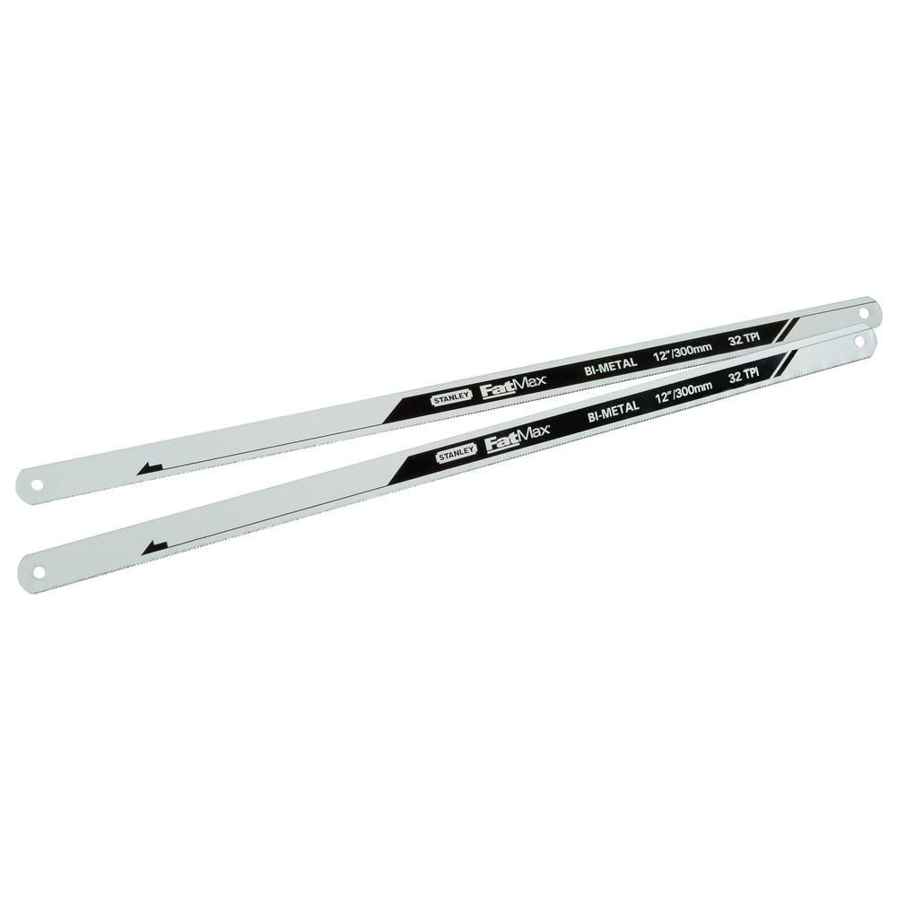 Lame de scie à métaux - 2 lames bi-métal 12 dents - Fatmax  - FMHT0-20196 - STANLEY FATMAX
