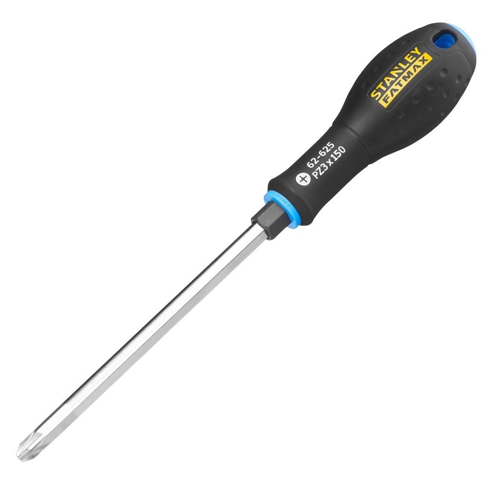 Tournevis Pozidriv PZ 3 x 150 mm avec écrou 6 pans - Fatmax  - FMHT0-62625 - STANLEY FATMAX