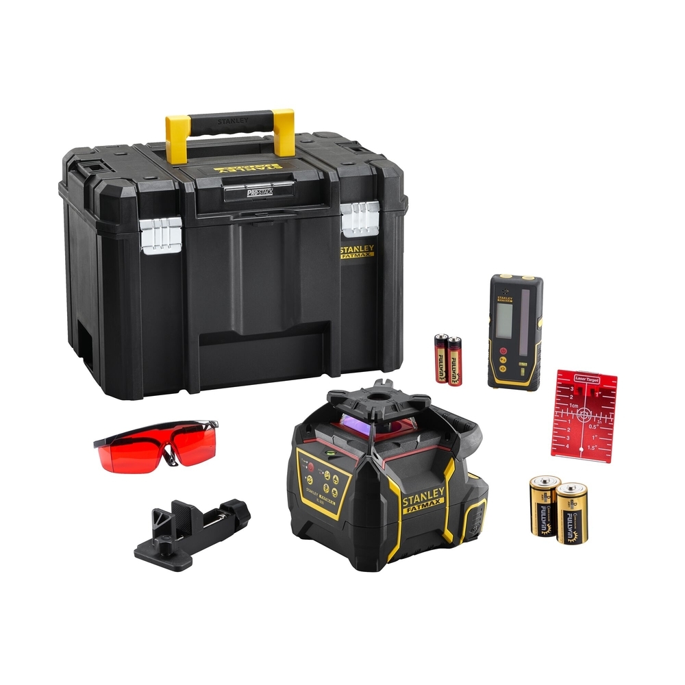Niveau laser rotatif RL600 (alcalines) rouge - Fatmax - FMHT77446-1 - STANLEY FATMAX