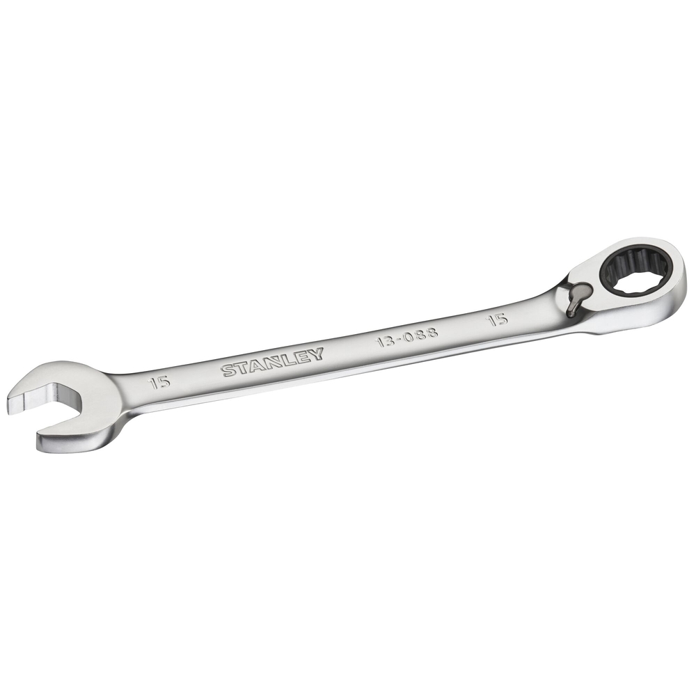 Clé mixte à cliquet réversible 15 mm anti-slip - Fatmax - FMMT13088-0 - STANLEY FATMAX