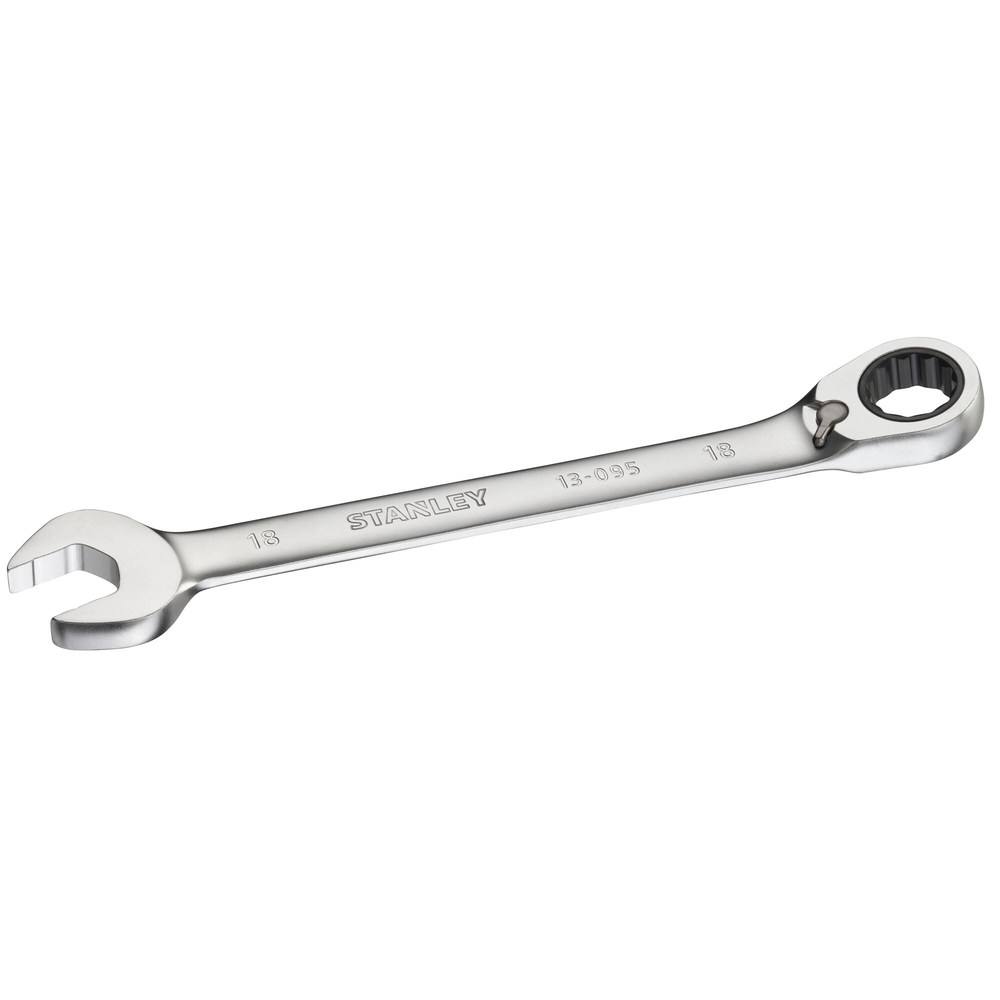 Clé mixte à cliquet réversible 18 mm anti-slip - Fatmax - FMMT13095-0 - STANLEY FATMAX