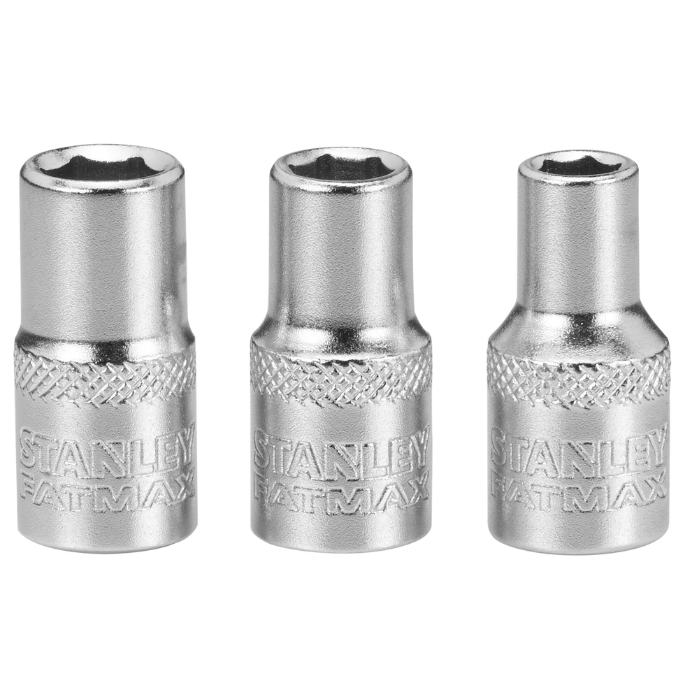 Jeu de douilles 1/4’’ 6 pans 5-6-7 mm - Fatmax - 3 pièces - FMMT17090-0 - STANLEY FATMAX