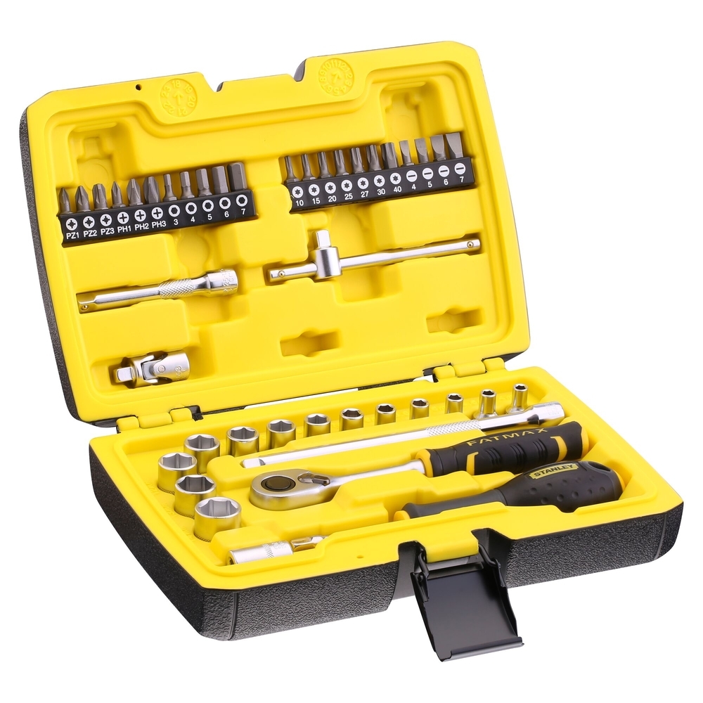 Coffret de douilles 1/4’’ - jeu de 42 pièces - Fatmax - FMMT82683-1 - STANLEY FATMAX