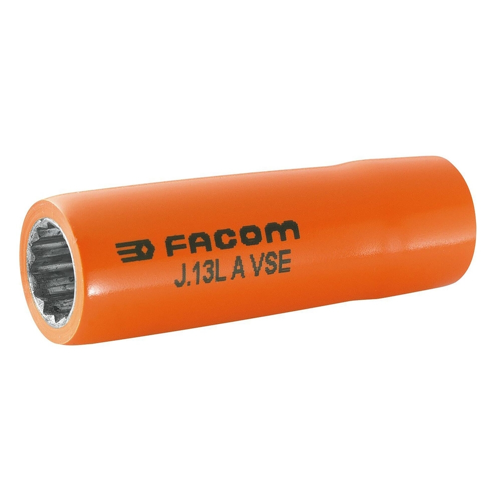 Douilles longues 3/8" 12 pans isolées 1000V série VSE 16mm - FACOM - J.16LAVSE