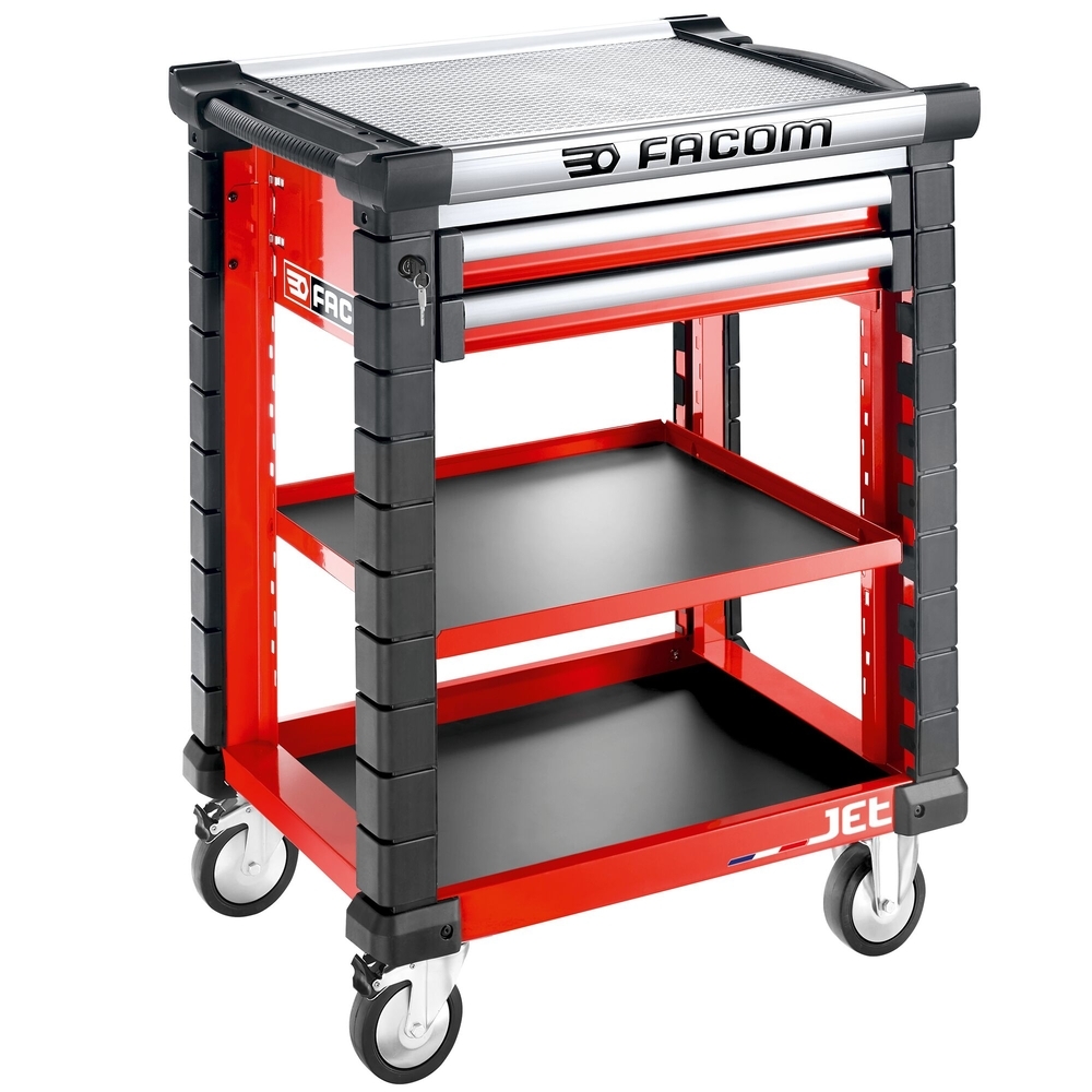 Desserte d’atelier mobile JET.M3A avec 2 tiroirs - FACOM - JET.UC3S2DM3A