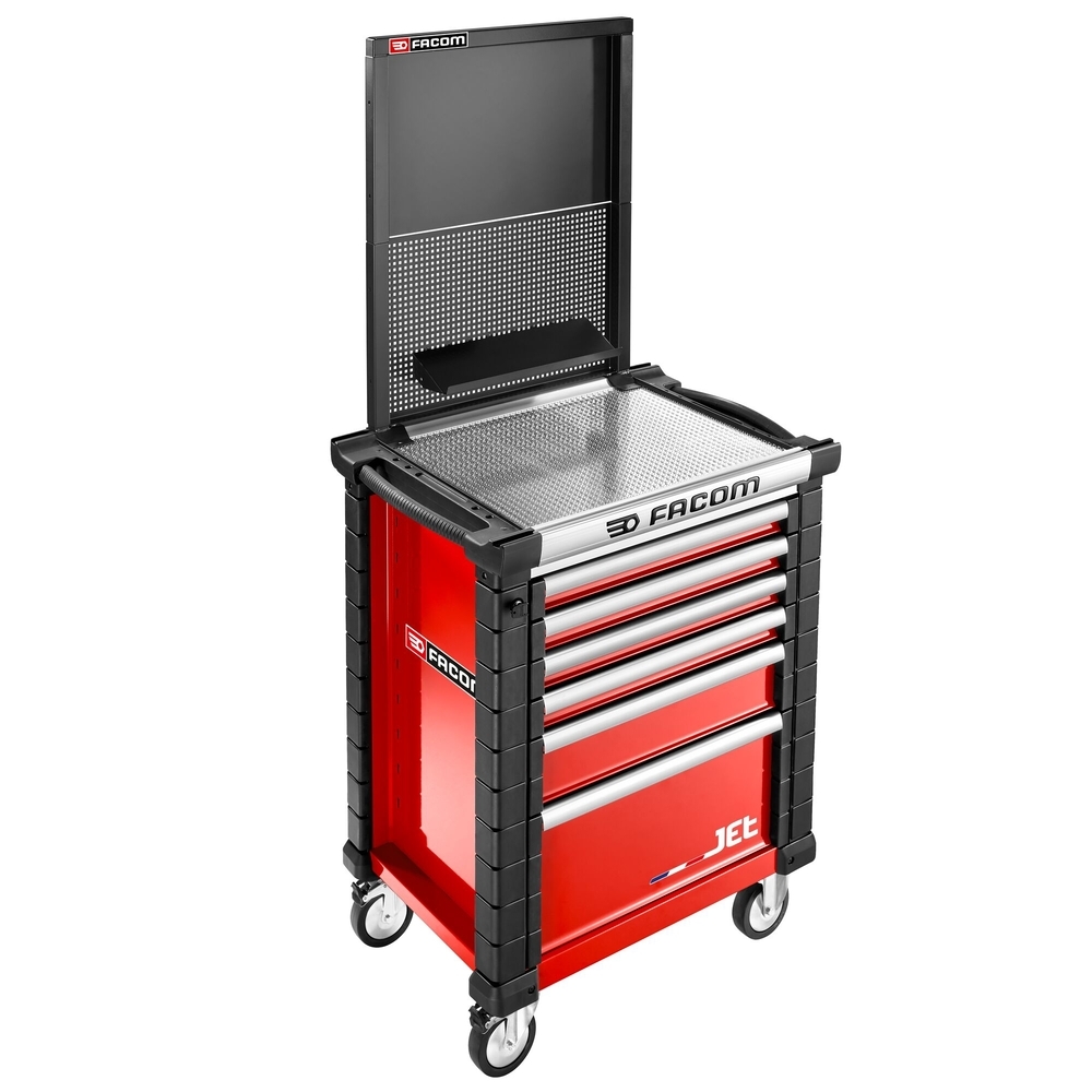 Petite étagère inclinée pour panneau perforé trous carrés 6x6mm - FACOM - JET.WA22-3