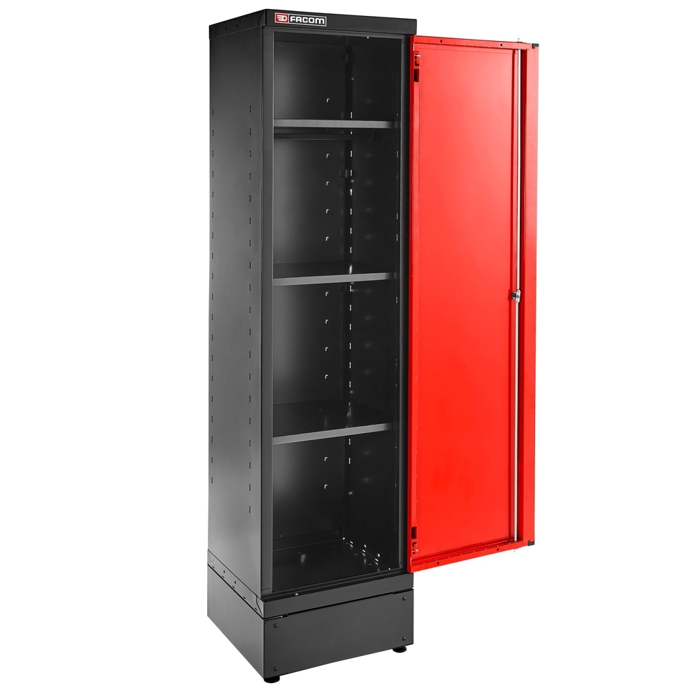 Armoire 1 porte pleine 3 étagères L 533 x p 506 x h 2060 mm rouge - FACOM - JLS3-A500PP