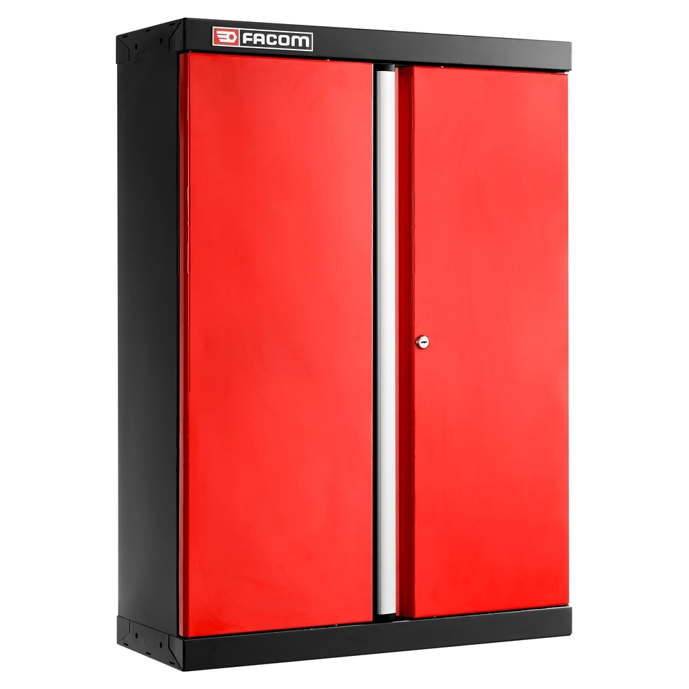 Meuble haut 2 portes pleines 2 étagères rouge - FACOM - JLS3-MHSPP