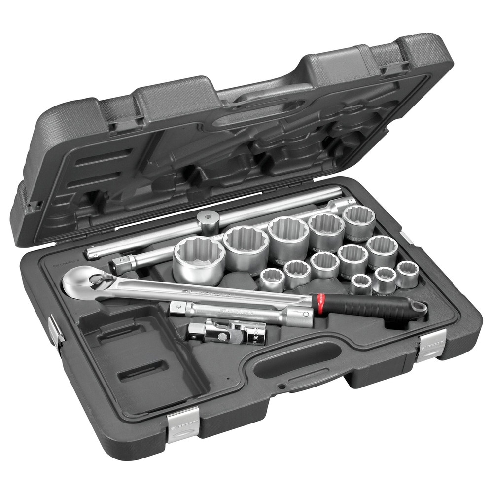 Coffret douilles 3/4'' 12 pans métriques - FACOM - KL.501