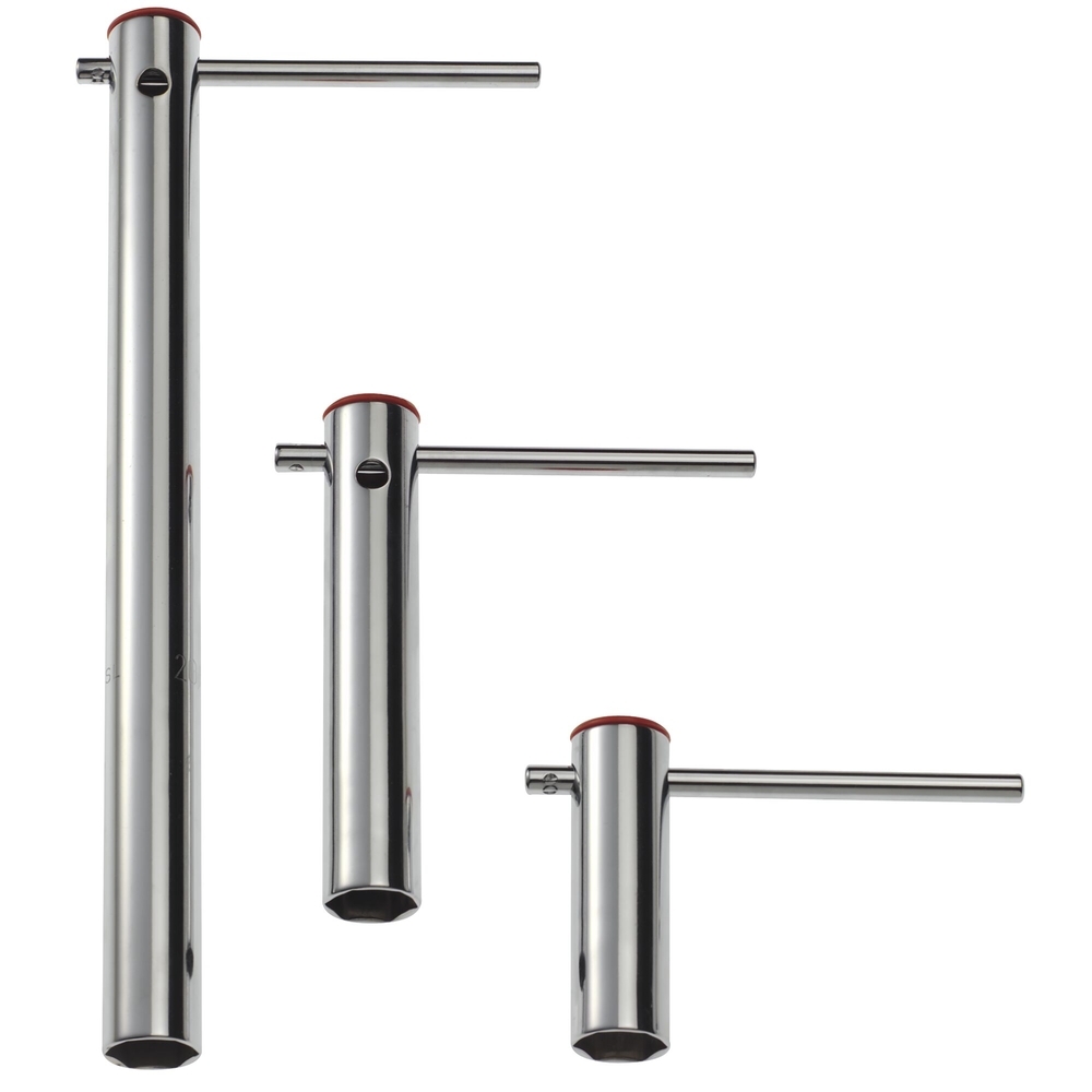 Clés en tube pour bougies de 16 et 21 mm 22 x 300 mm - Par 5 - FACOM - L.16AL