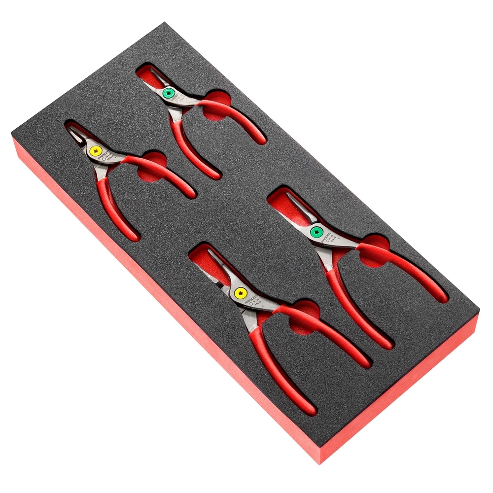 Module mousse de 4 pinces pour circlips extérieurs - FACOM - MODM.PCSN