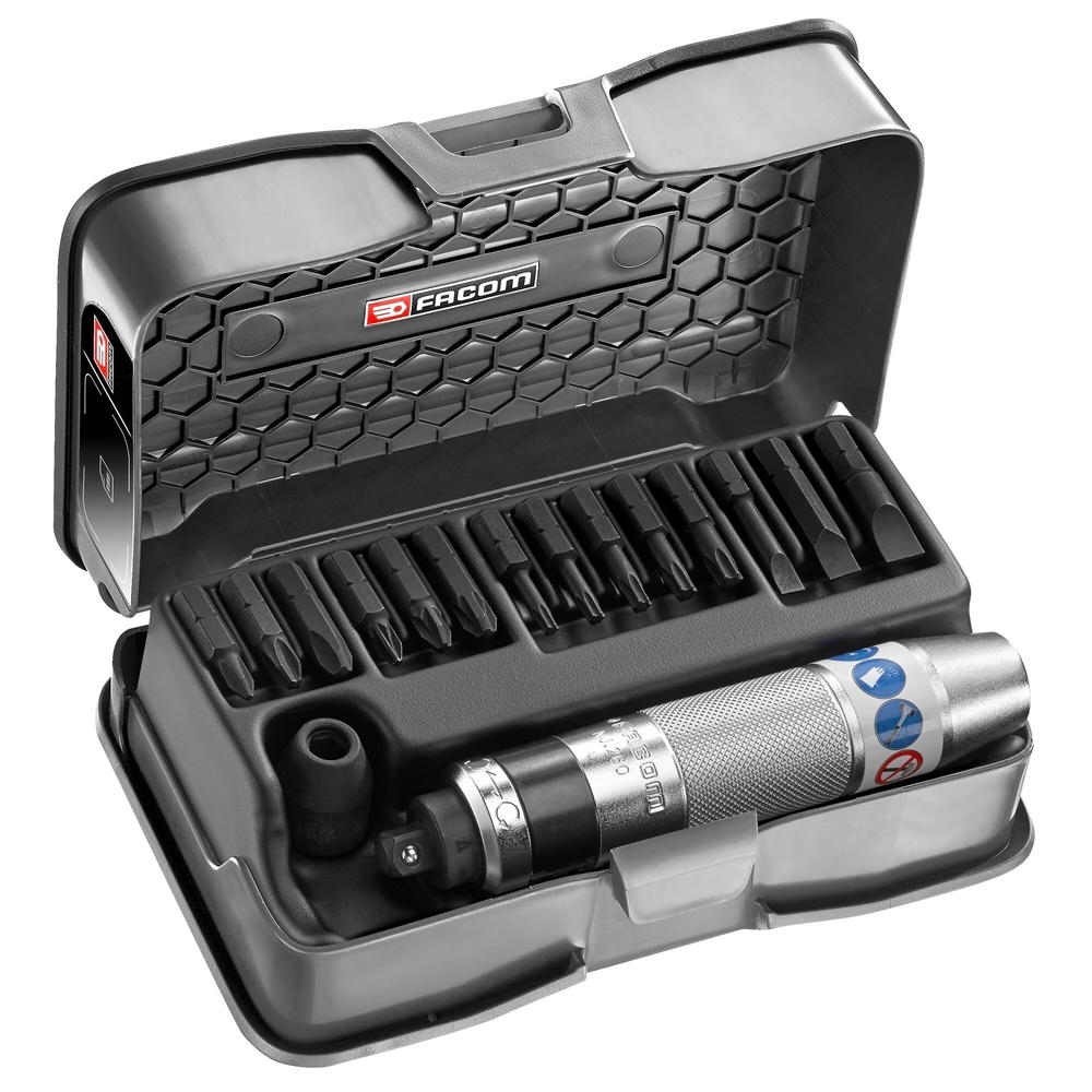 Jeu de 16 tournevis à frapper 3/8