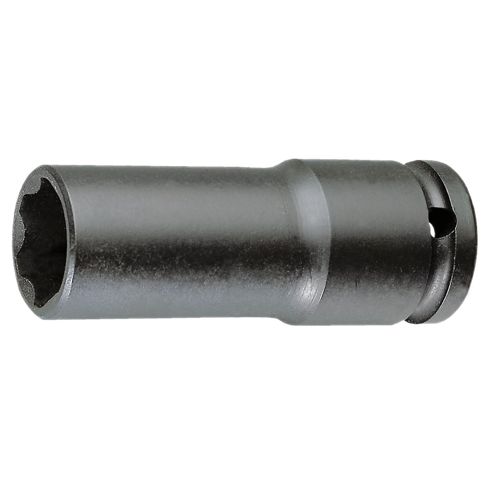 Douille impact longue parois fines 6 pans métrique 3/4