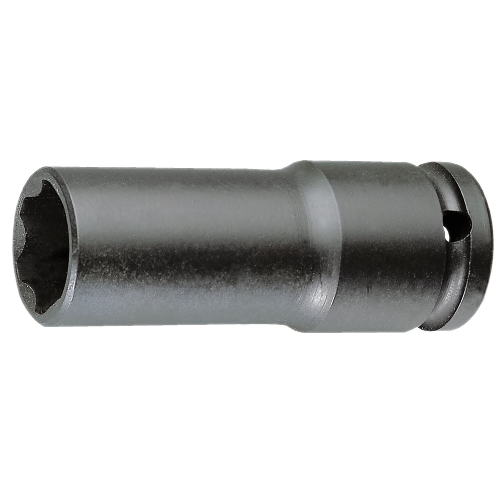 Douille impact longue parois fines 6 pans métrique 3/4