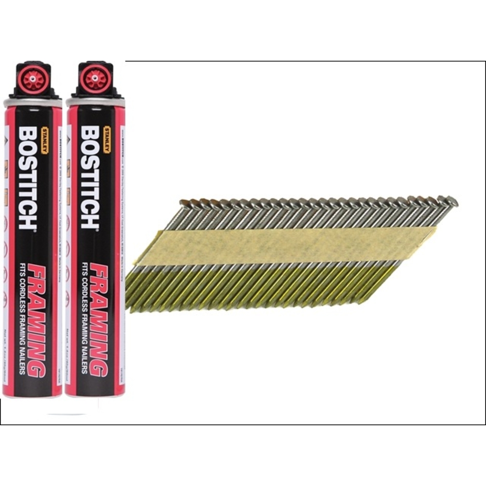 Pack 2200 pointes annelées 2.80 x 50 mm BOSTITCH - PT28R50