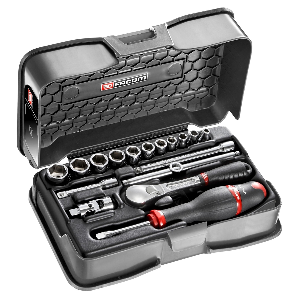 Coffret douilles 1/4' 6p in rl.16 - FACOM - RL.161-2P6U