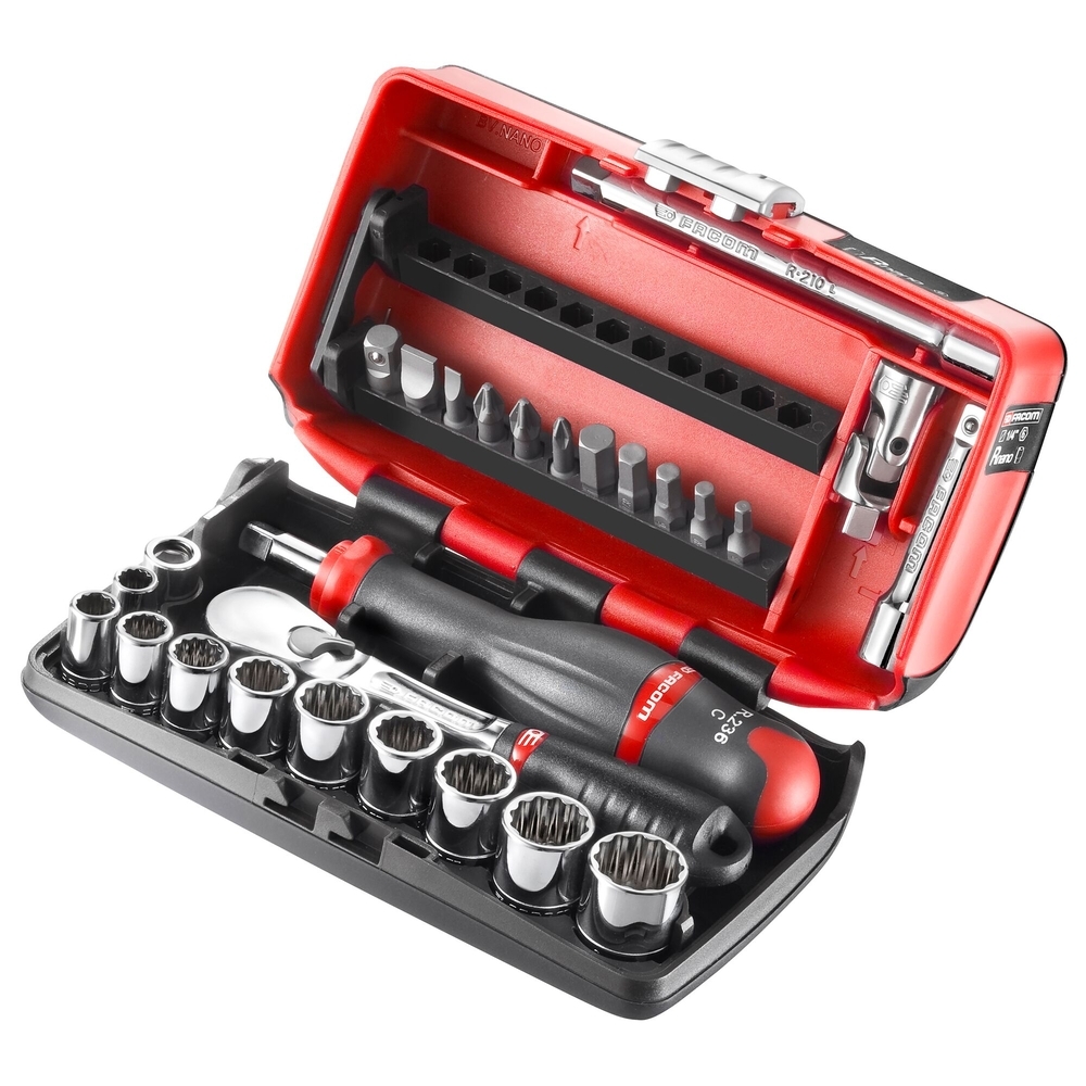 Coffret douilles 1/4'inch-12pt - FACOM - RL.NANO-U112