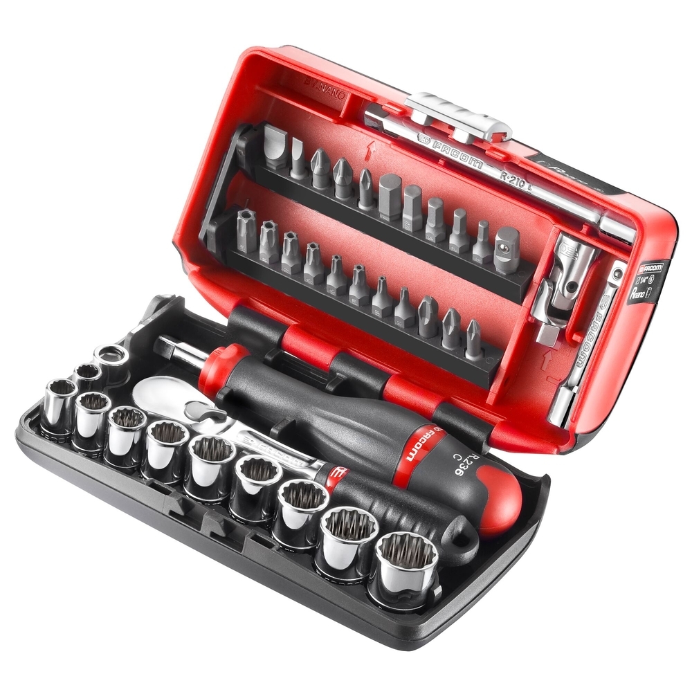 Coffret douilles 1/4'inch-12pt - FACOM - RL.NANO-U2
