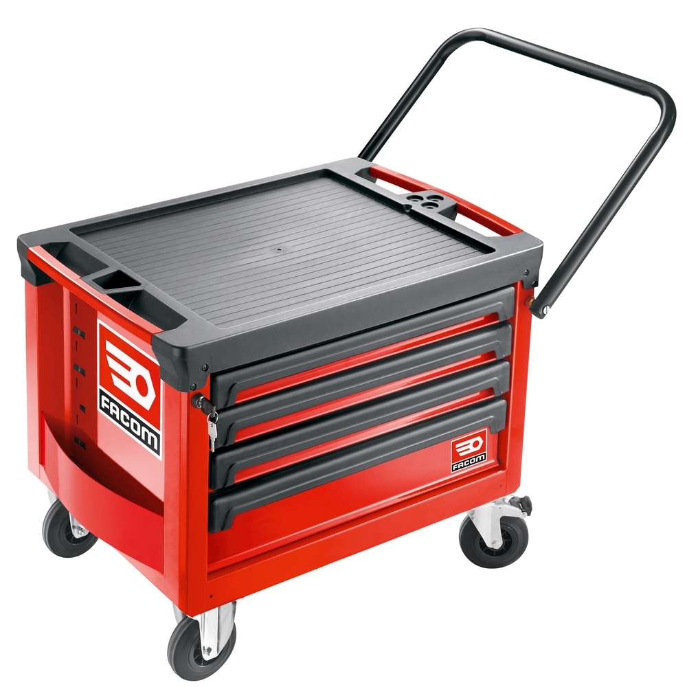 Coffre roulant ROLL 4 tiroirs - 3 modules par tiroir - FACOM - ROLL.CR4M3A