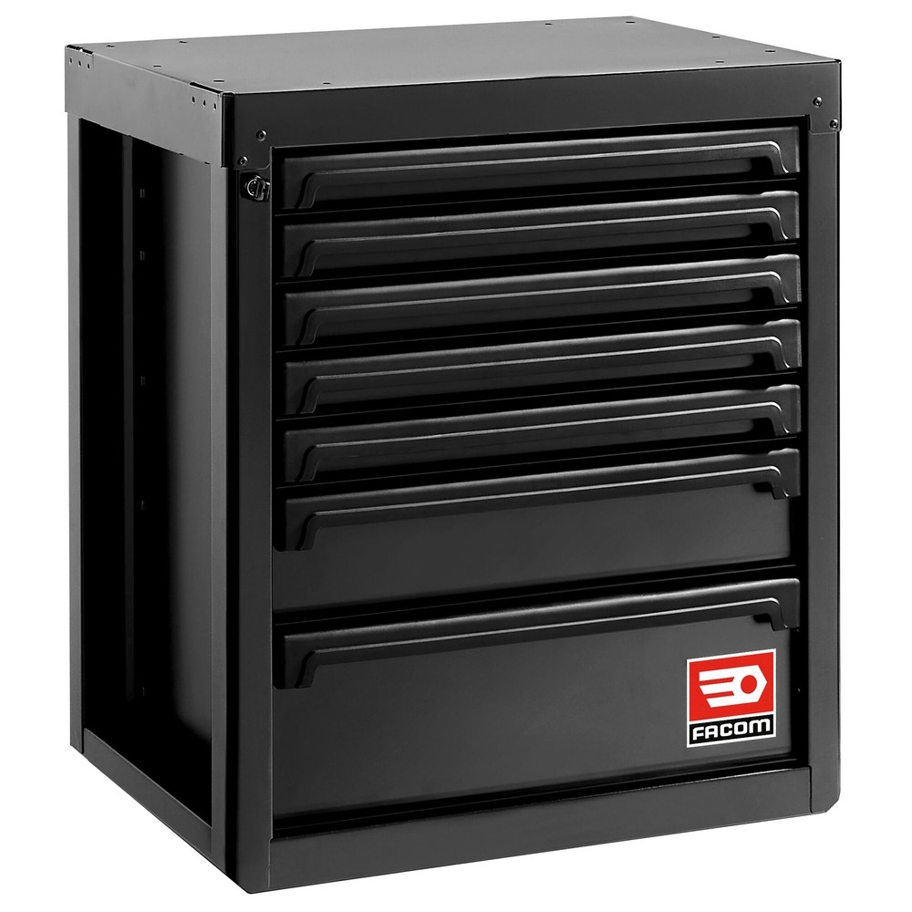 Meuble bas 7 tiroirs - noir - RWS2 - FACOM - RWS2-MBS7TBS