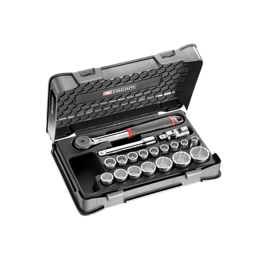 Coffret douilles 1/2' 12p mm s.16 - FACOM - S.161-2P12