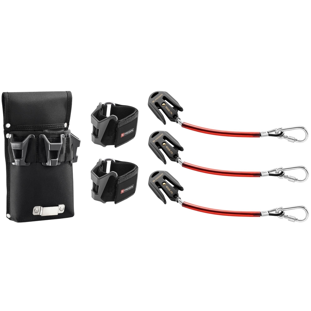 Sac avec 3 crochet et 2 bracelets - SLS - FACOM - SH-SETSLS