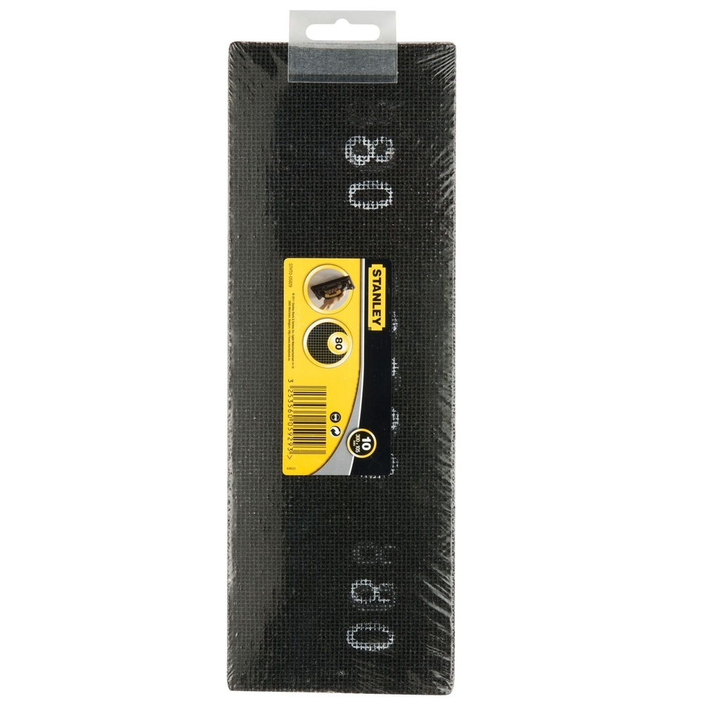 Treillis abrasif K80 x 10 pièces - STHT0-05929 - STANLEY