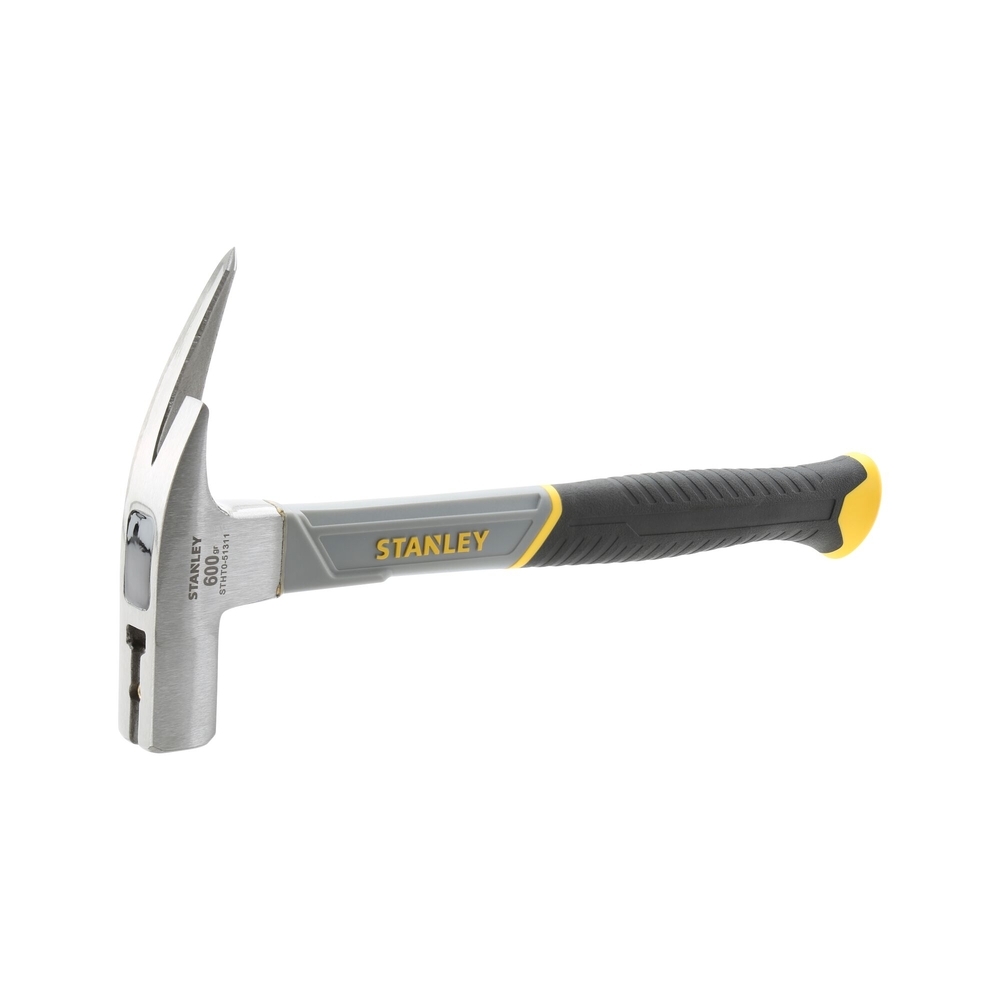 Marteau arrache-clous de charpentier manche fibre de verre 600 g  - STHT0-51311 - STANLEY