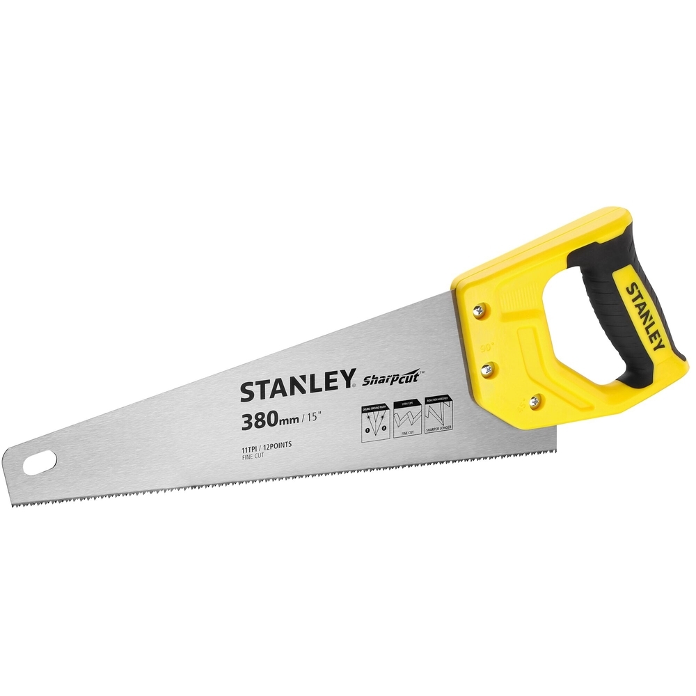 Scie égoïne Sharpcut coupe fine 380 mm - STHT20369-1 - STANLEY