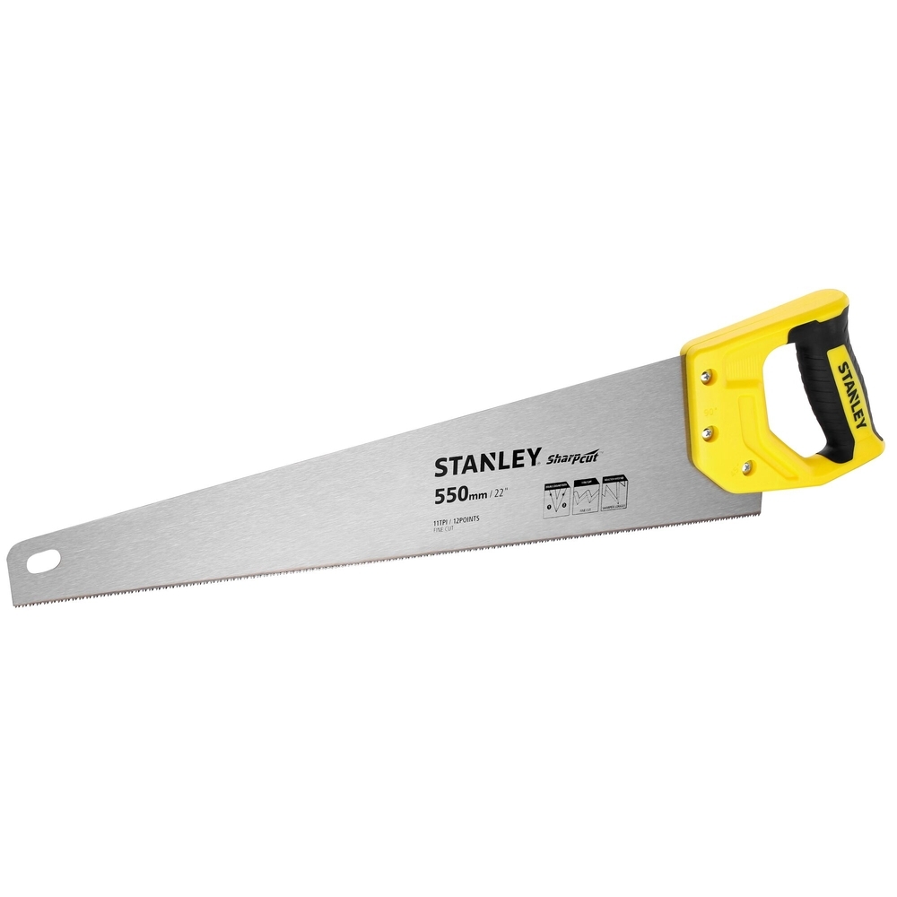Scie égoïne Sharpcut coupe fine 550 mm - STHT20372-1 - STANLEY