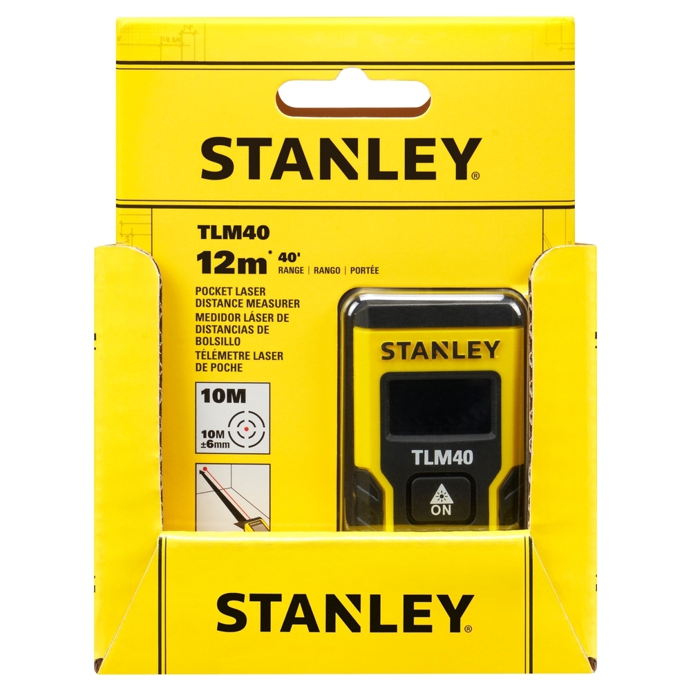 Mesure laser TLM40 Pocket - 12 m - STHT77666-0 - STANLEY