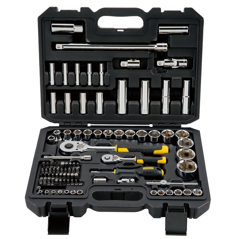 Coffret de douilles 1/4’’ + 1/2’’ - jeu de 96 pièces - STMT17379-1 - STANLEY