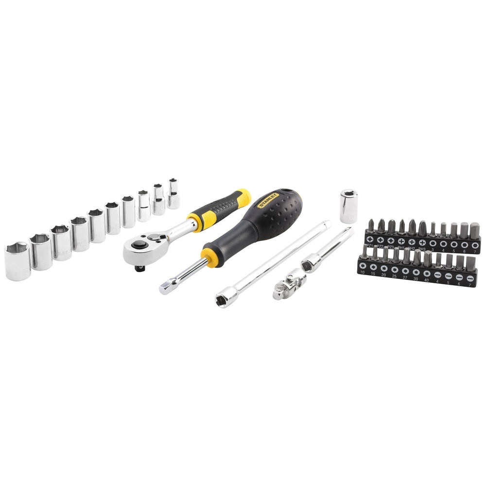 Coffret de douilles 1/4’’ - jeu de 38 pièces - STMT82828-1 - STANLEY