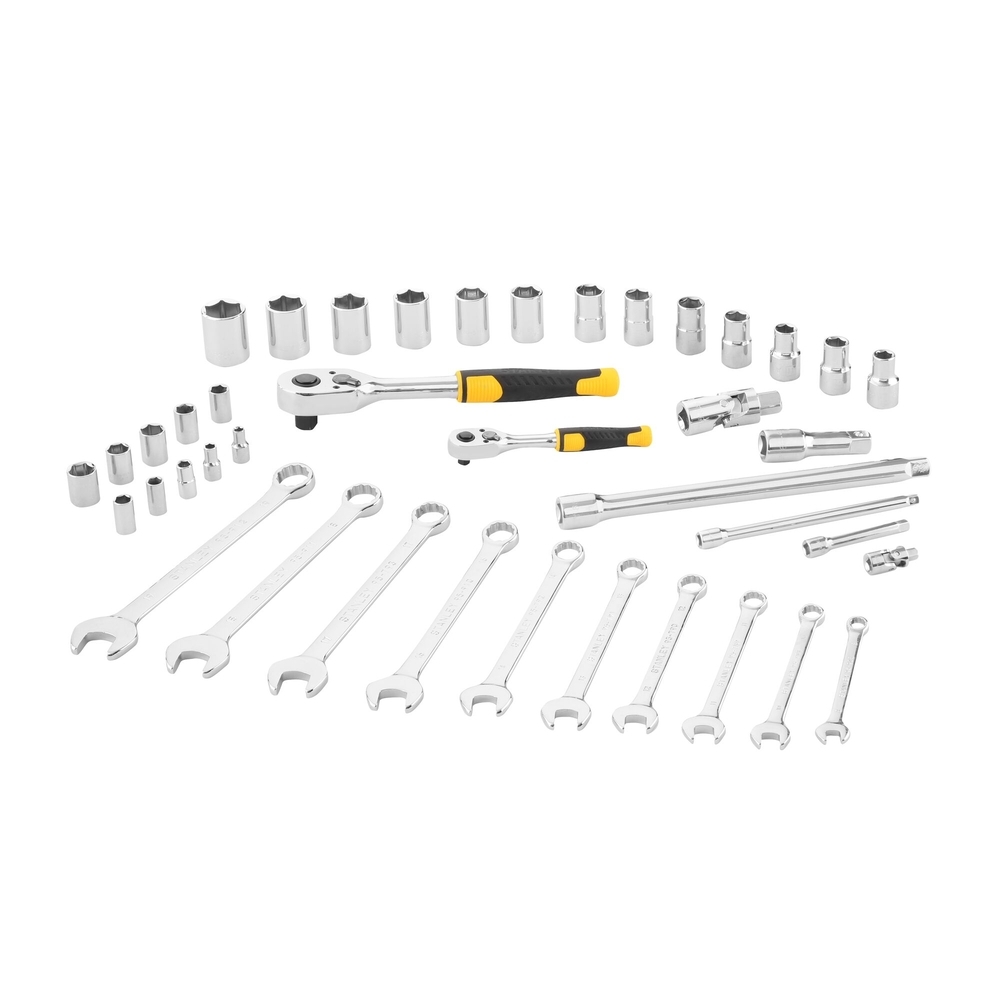 Coffret de douilles 1/4’’ + 1/2’’ + clés mixtes - jeu de 41 pièces - STMT82832-1 - STANLEY