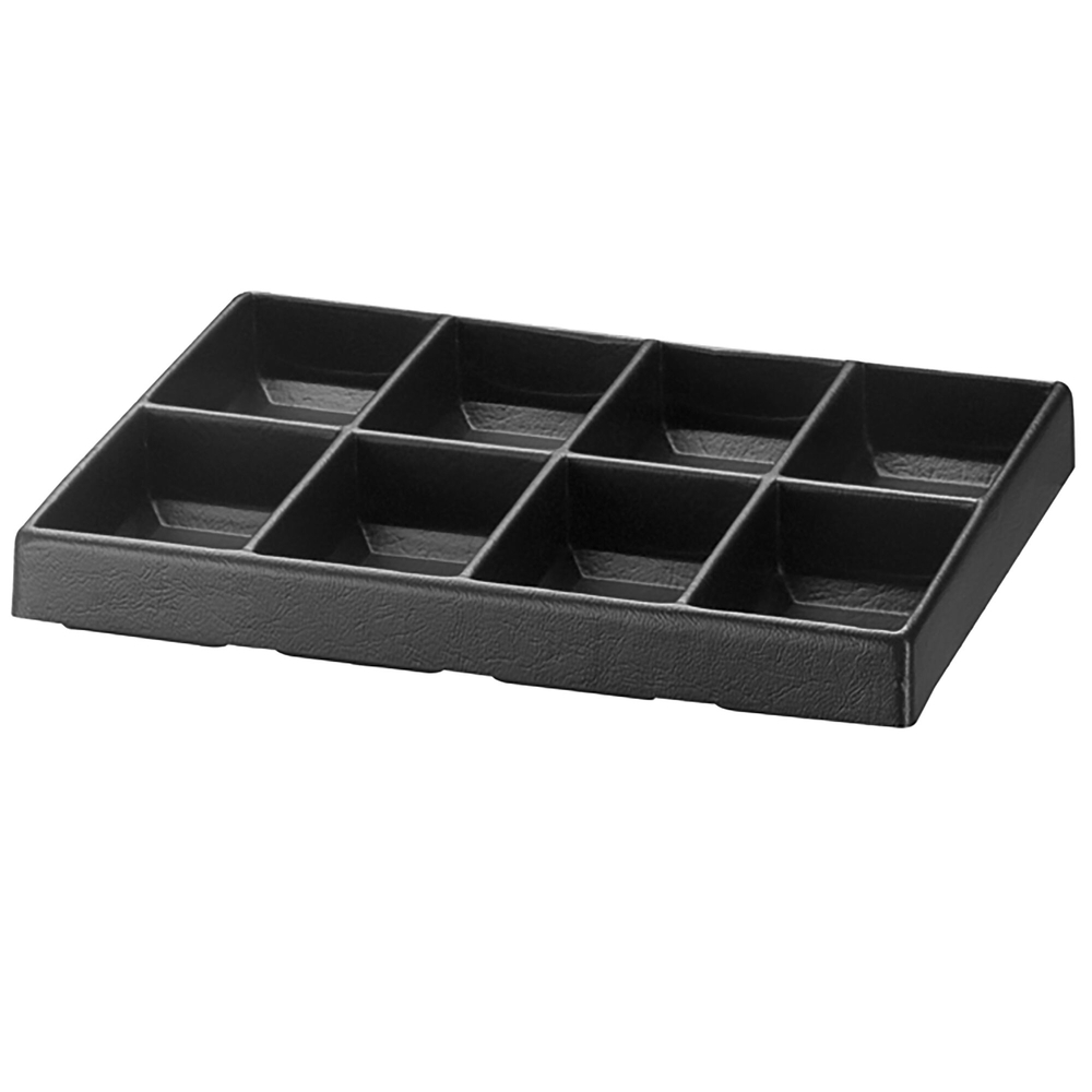 Plateau plastique rangement petites pièces 8 alvéoles - tiroirs H 75 mm - FACOM - U50030026Q