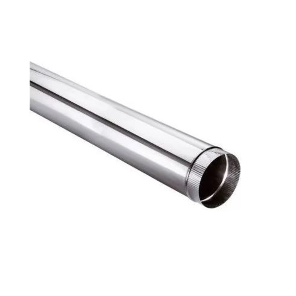 Tuyau Droit 1M D 153 mm Simple Paroi Aluminé Fuel - SOVELOR - AC2