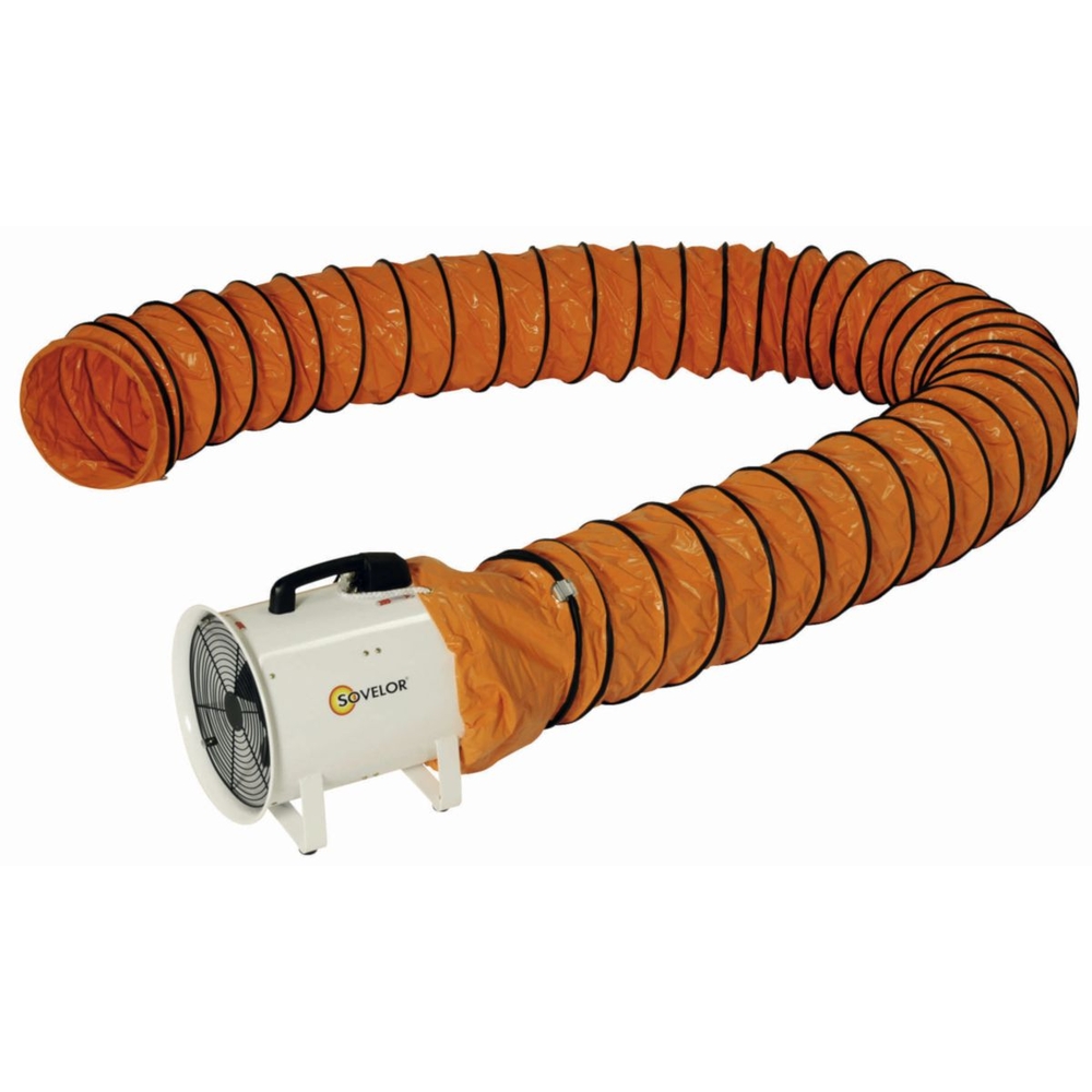 Gaine souple de soufflage pour ventilateur extracteur d'air V300 - Ø 300 mm - L. 5 m - ACC06