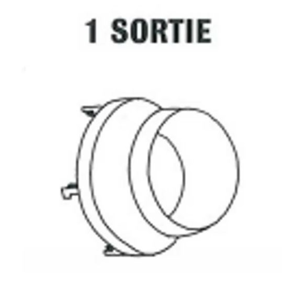 Départ de Gaine 1 Sortie diamètre 350mm pour HPV35 et HPV55 - SOVELOR - ACC2003
