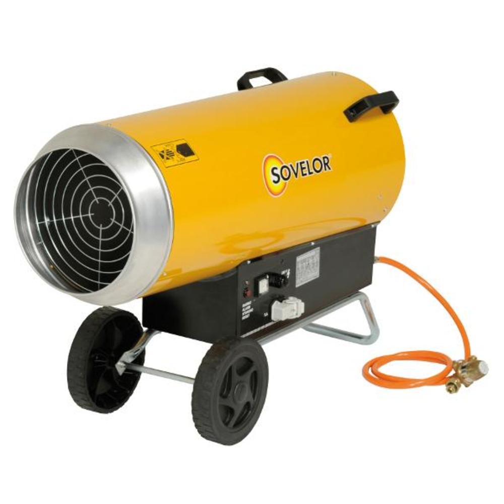 Chauffage gaz air pulsé SOVELOR mobiles au gaz propane à combustion directe - BLP103E