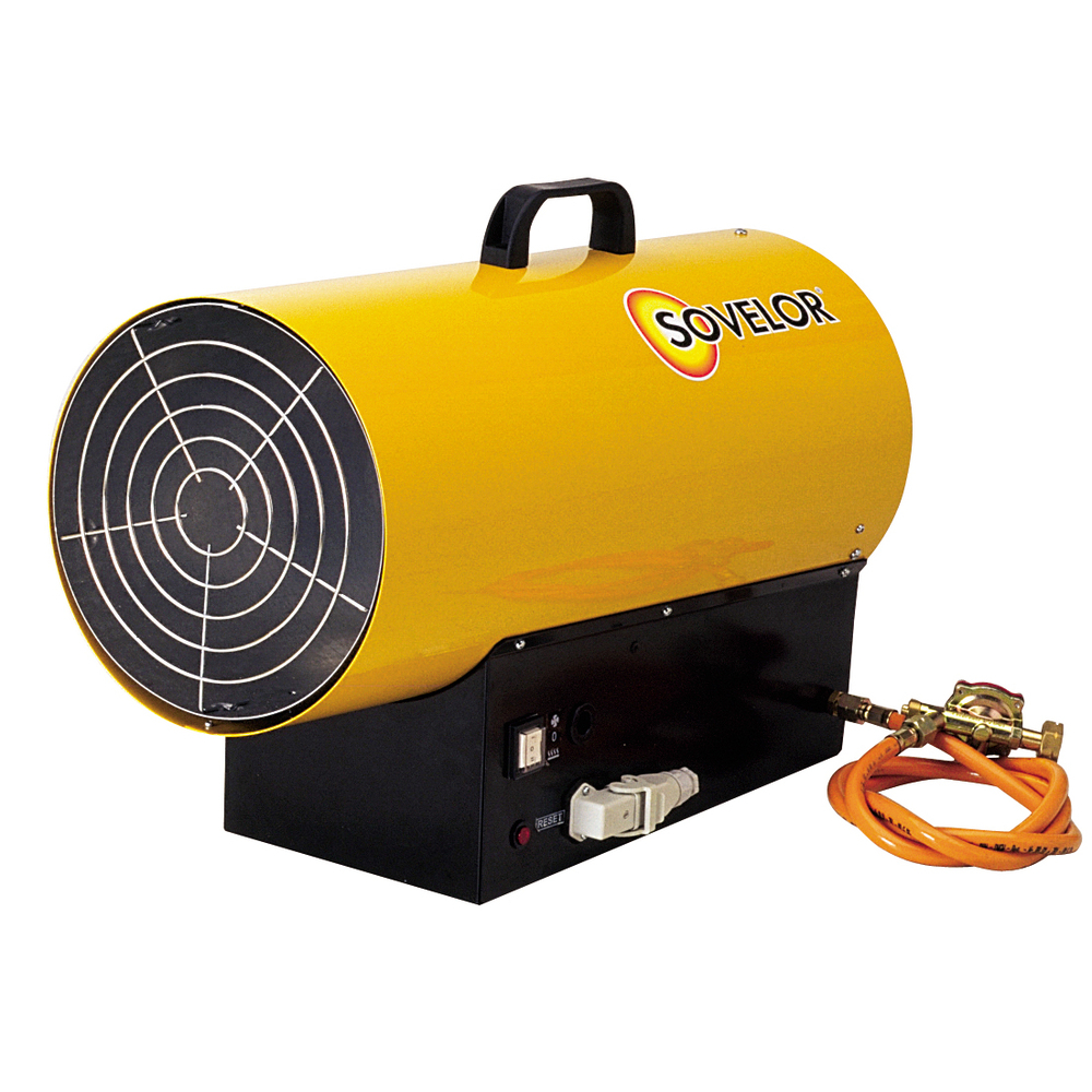 Chauffage gaz air pulsé SOVELOR mobile au gaz propane-BLP73E