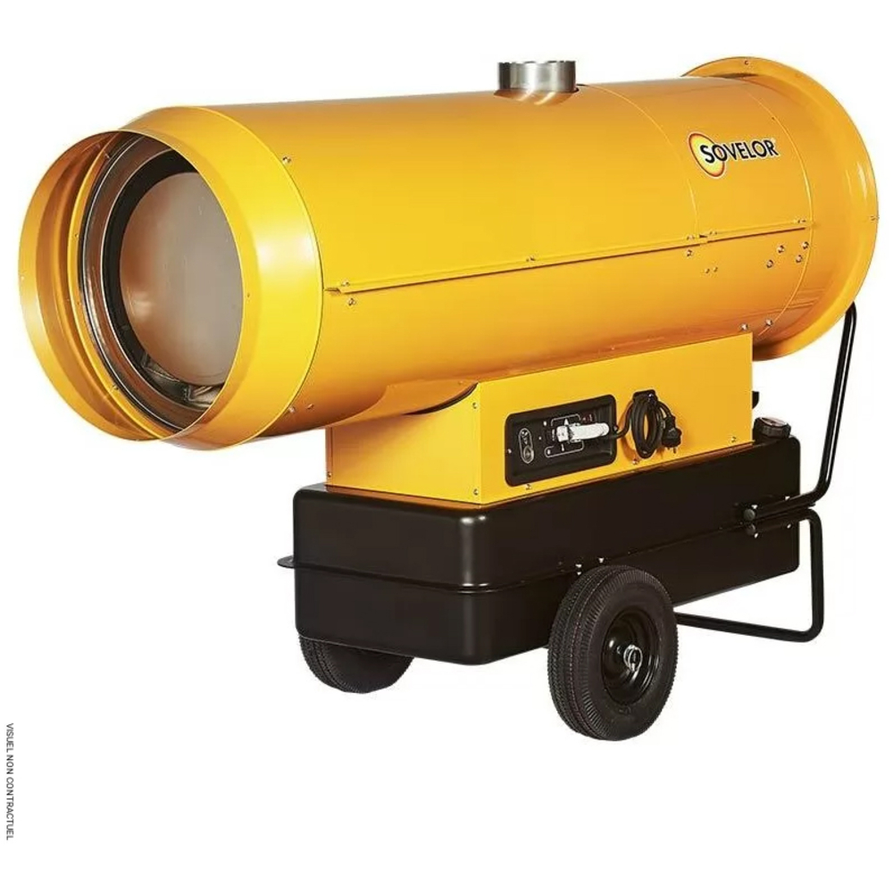 Chauffage fuel SOVELOR air pulsé mobile combustion indirecte EC110