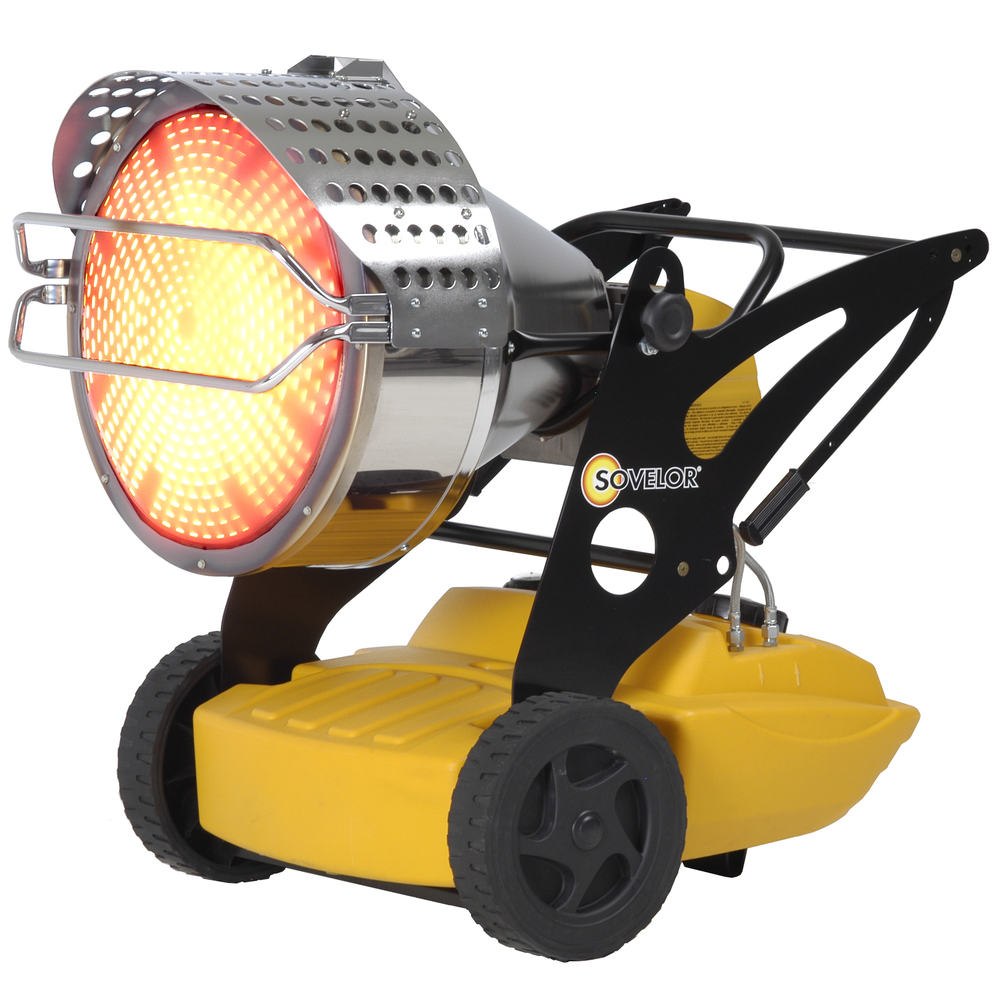 Chauffage radiant SOVELOR mobile à fuel à rayonnement infrarouge-FLASH-2