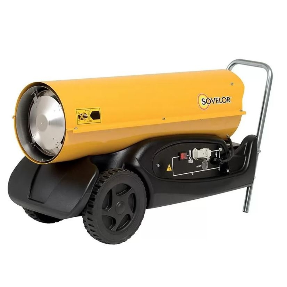 Chauffage SOVELOR air pulsé mobile au fuel combustion directe -HP50