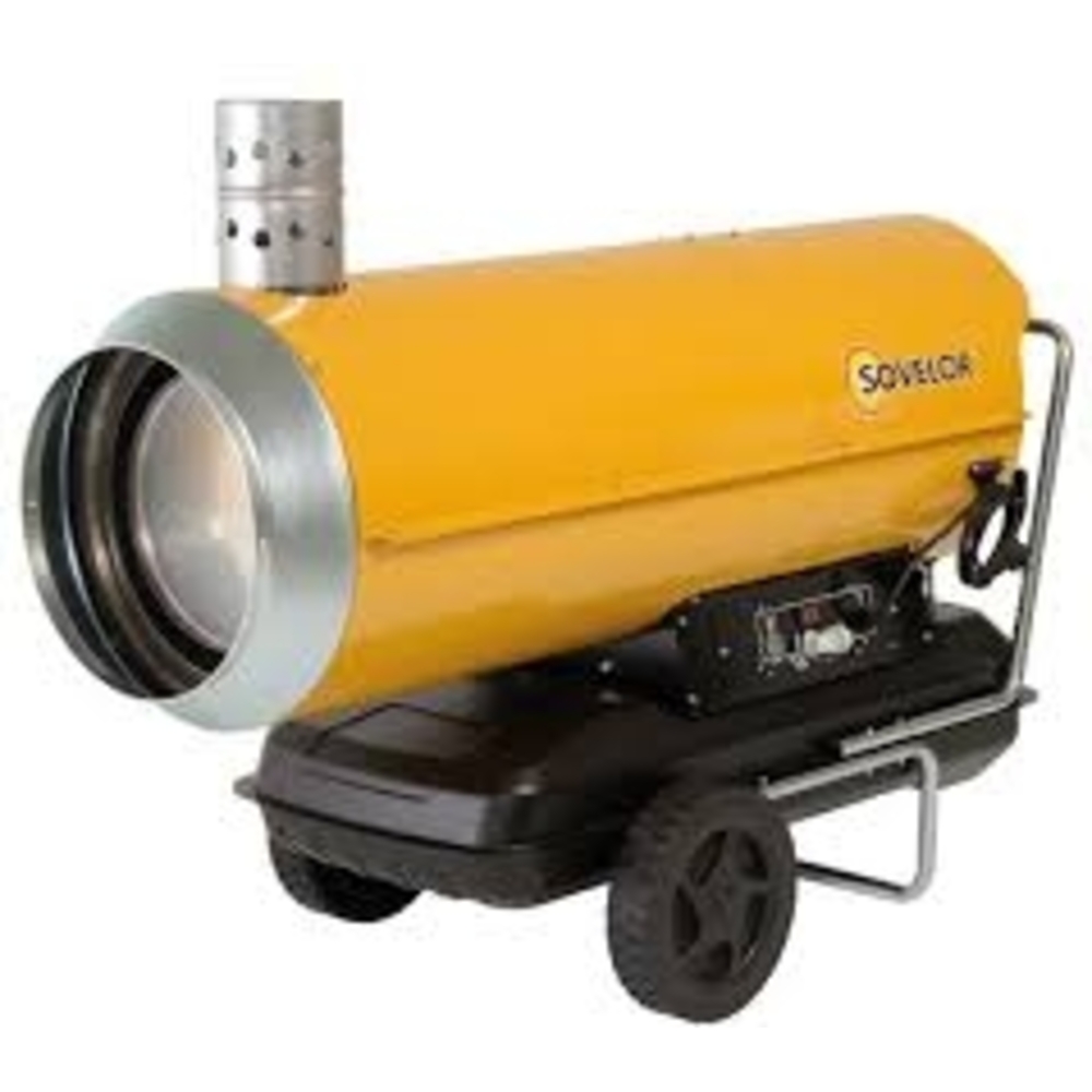 Chauffage SOVELOR air pulsé mobile au fuel combustion indirecte-HPV85